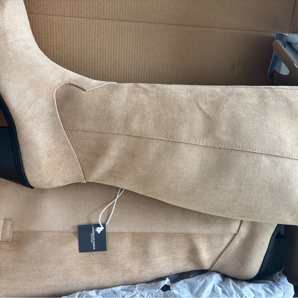 AE Western Suede Knee-High Women's Boots - Picture 5 of 8